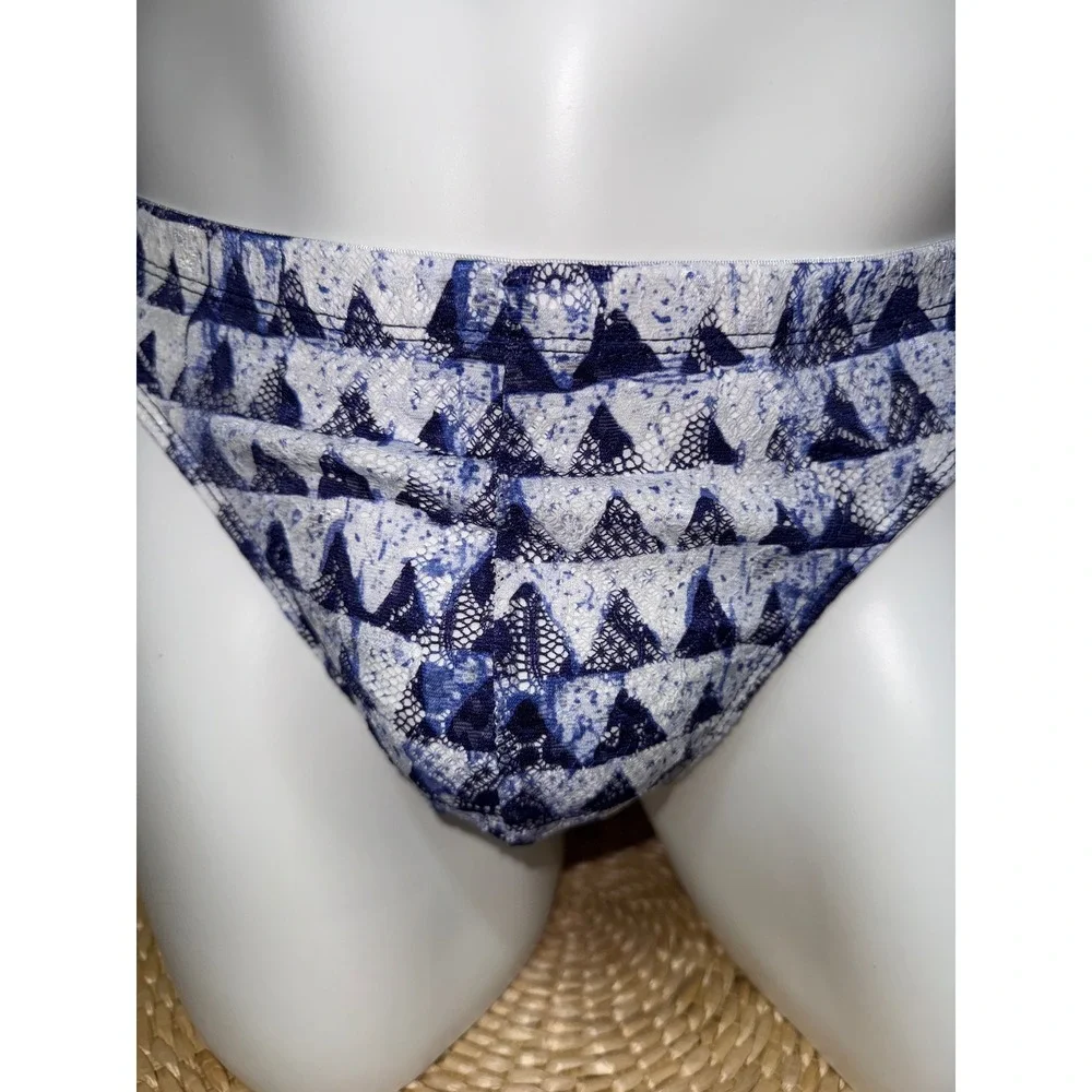 CosaBella Men's Printed Lace G-String Thong Sexy Sheer Designer Underwear S‎ NEW